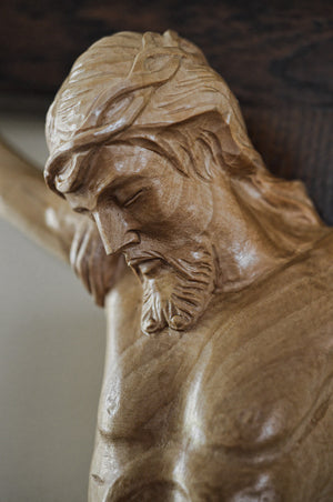 Detailed Chapel Crucifix Head of Christ