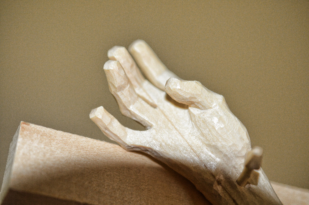 Carver Detail of Hand of Christ