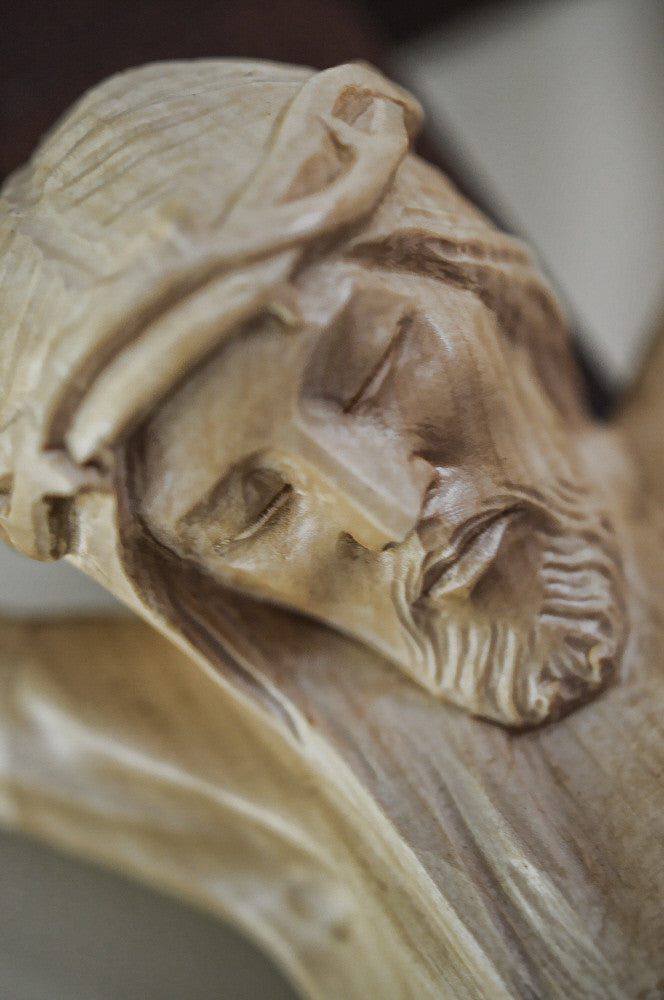 Detail of Chapel Crucifix Hand Carved