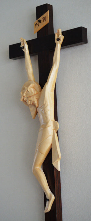 Profile View of Wedding Crucifix